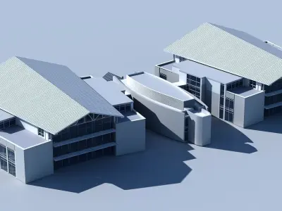 Office Building 300 3D model