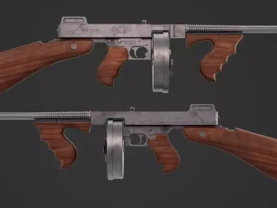 WW2 Weapon 3D model