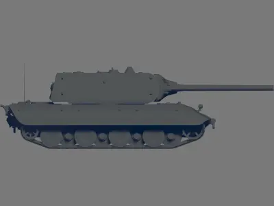 E 100 Tank 3D model