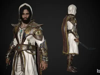 Prince Low-poly 3D model