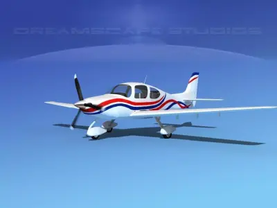 Cirrus SR22 V11 3D model