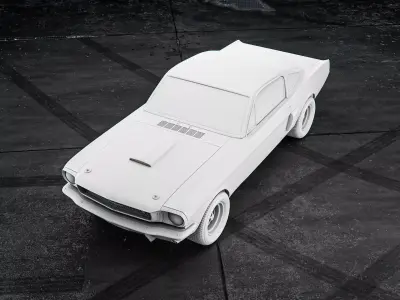Ford Mustang Fastback 1967 RoZ 3D print model