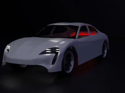 Porsche Taycan for free Free 3D model