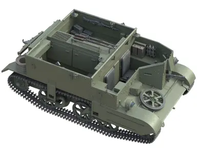 Bren Gun Carrier   Low-poly 3D model