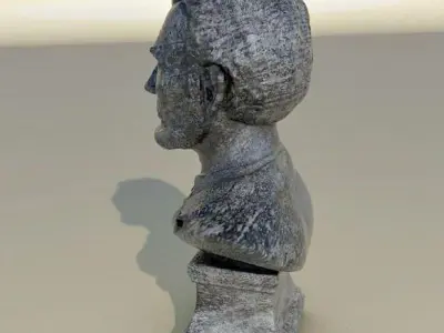Abraham Lincoln stone bust 3D model