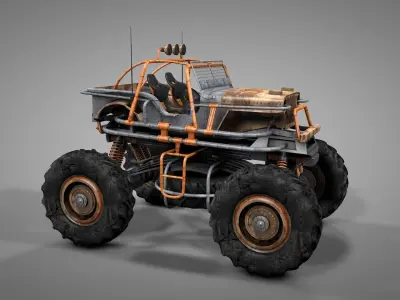 Monster Truck 9 3D model