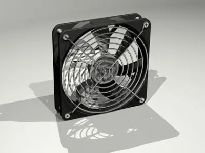 Computer fan Free 3D model