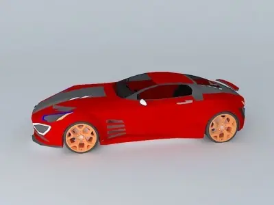 NEG Sports car Free 3D model