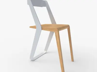 Ruban Chair Free low-poly 3D model