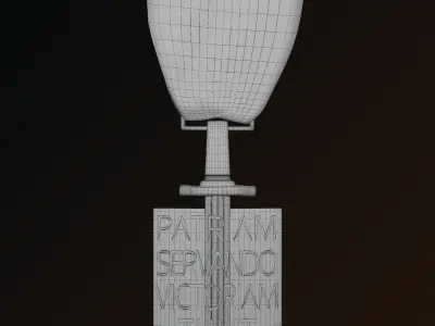 Order of Liberation - WW2 French Military Medal Free low-poly 3D model