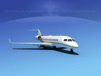 Bombardier Challenger 850 V13 3D model