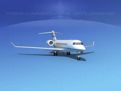 Global Express 6000 V04 3D model
