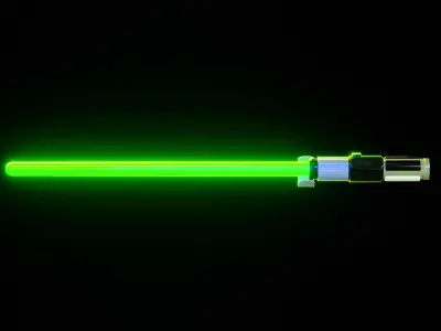 Yoda Lightsaber 3D model
