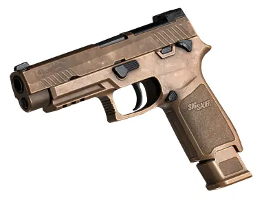 SIG SAUER M17 P320 PISTOL Low-poly 3D model
