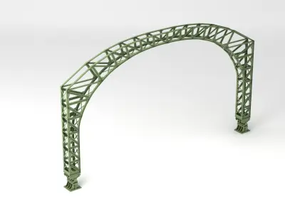 Modular Truss Structure 1 3D model