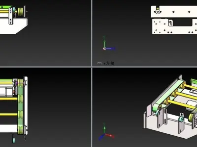 Chain conveyor 3D model