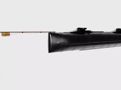 1864 Hunley Submarine 3D model