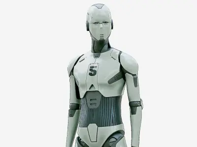 i-HOMO 05  Rigged for Unreal Engine - Unity - MIXAMO 3D model