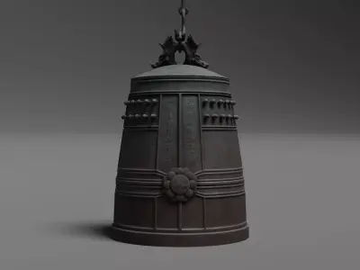 Japanese Bell 3D model