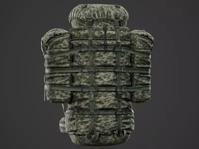 Backpack 6sh118 Low-poly 3D model