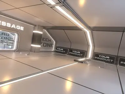 Showroom Level Kit Vol 1 Low-poly 3D model