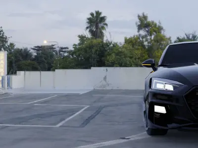 Audi RS5 Free low-poly 3D model