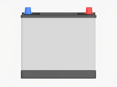 Car battery 02 3D model