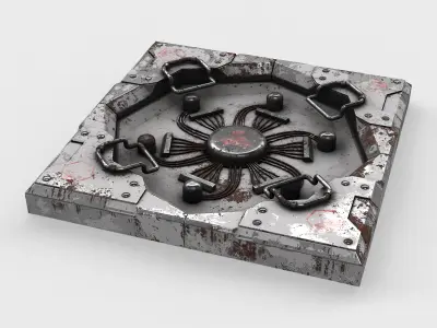 panel sci-fi 04 3D model