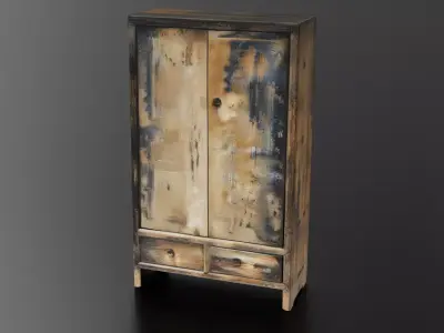Antique closet 3D print model
