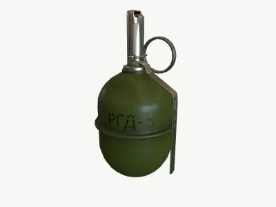 Grenade RGD-5 Low-poly 3D model