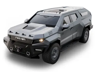 Rezvani vengeance Low-poly 3D model