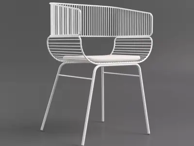 Chaise Trame Chair Free 3D model
