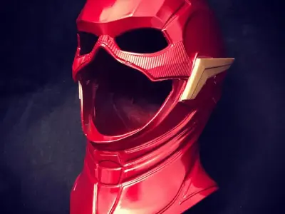 The Flash Justice League Helmet 3D Print Files 3D print model