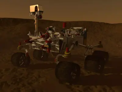 mars rover 3D model