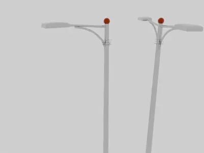Free Street Light Pole Free 3D model