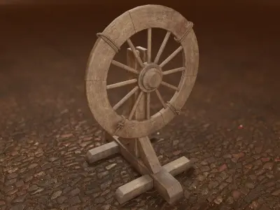 Inquisition - Wheeling Low-poly 3D model