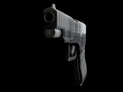 Glock 3D model