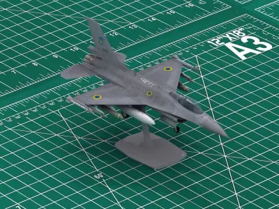 6 NATO Military Aircraft 3D Prints 3D print model