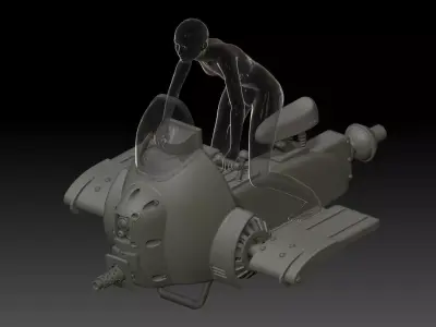 sh effect Figuarts JacksDo Bulma capsula 3D print model