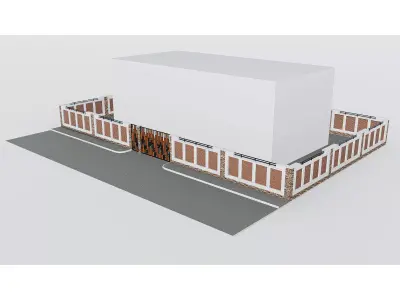 Boundary Wall 1 3D model