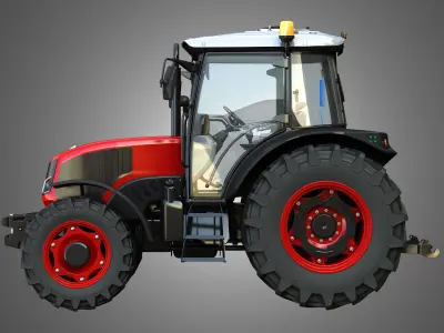 Ursus C-3120 Tractor 3D model