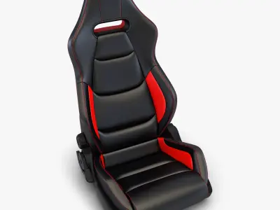 Car Racing Seat v 2 3D model
