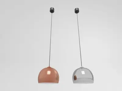 Big glow Lamp Free 3D model