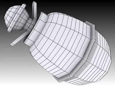 M39 Eihandgranate 3D model