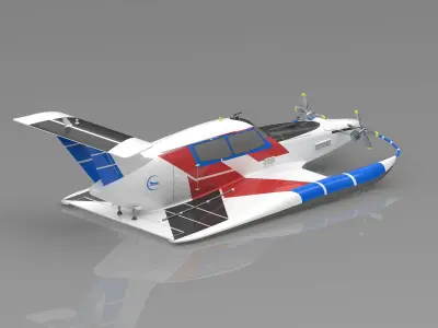 Amphistar Xtreme Xplorer Ekranoplan 3D print model
