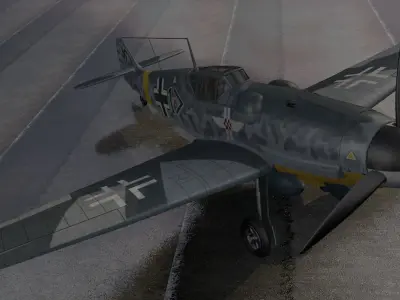 Messerschmitt Bf-109 G-5 Gustav 3D model