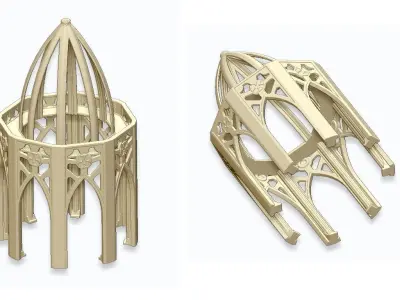 GOTHIC ELEMENTS 2 3D print model
