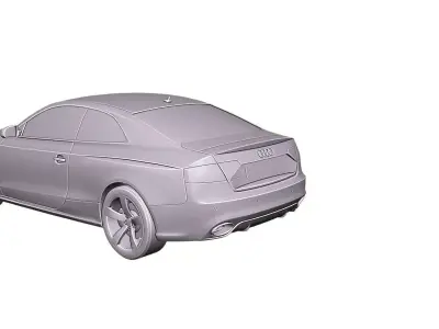 Audi RS5 Car Detailed Luxury Sports 3D Print Model 3D print model