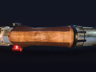Custom Lightsaber 3D model buy