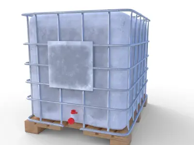 IBC Container 3 Low-poly 3D model